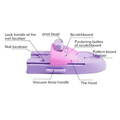 Nail Art Stamping Printing Machine DIY Pattern Stamper Manicure Nail Art Printer Nail Art Stamping Printing Machine DIY Pattern Stamper Manicure Nail Art Printer